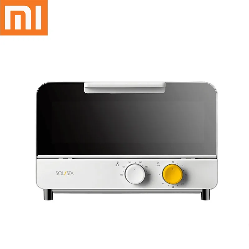 

Электрические духовки Xiaomi Solista, духовка для пиццы, микроволновая печь для кухни, 12л печь, Мини электрическая печь, воздушный гриль