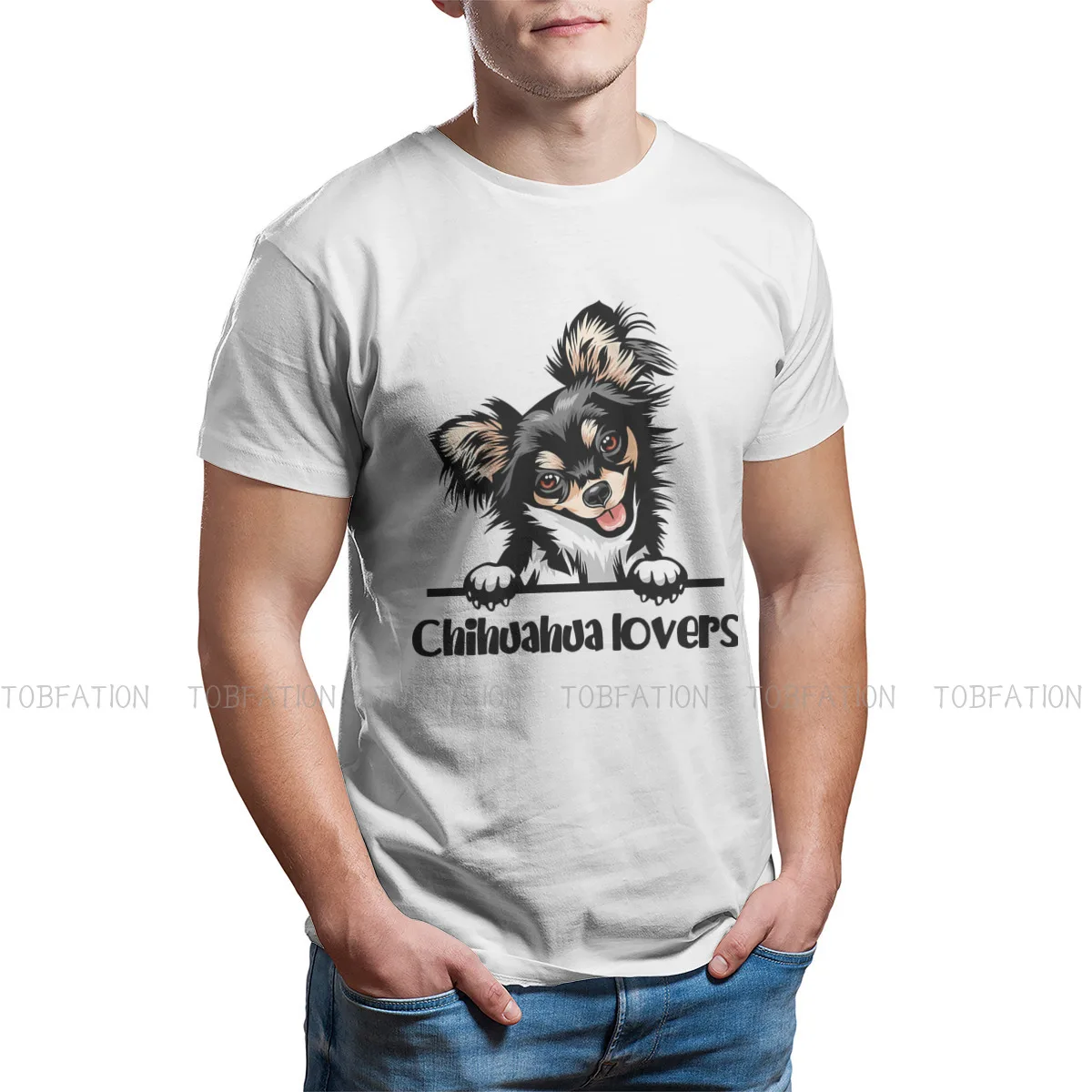 Собака Чихуахуа футболка для любителей вина мужчин мягкие толстовки с длинными