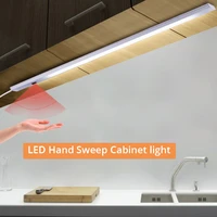 20 30 40 50cm led under cabinet lights with hand sweep motion sensor series connection smart turn on off bathroom bar lamp