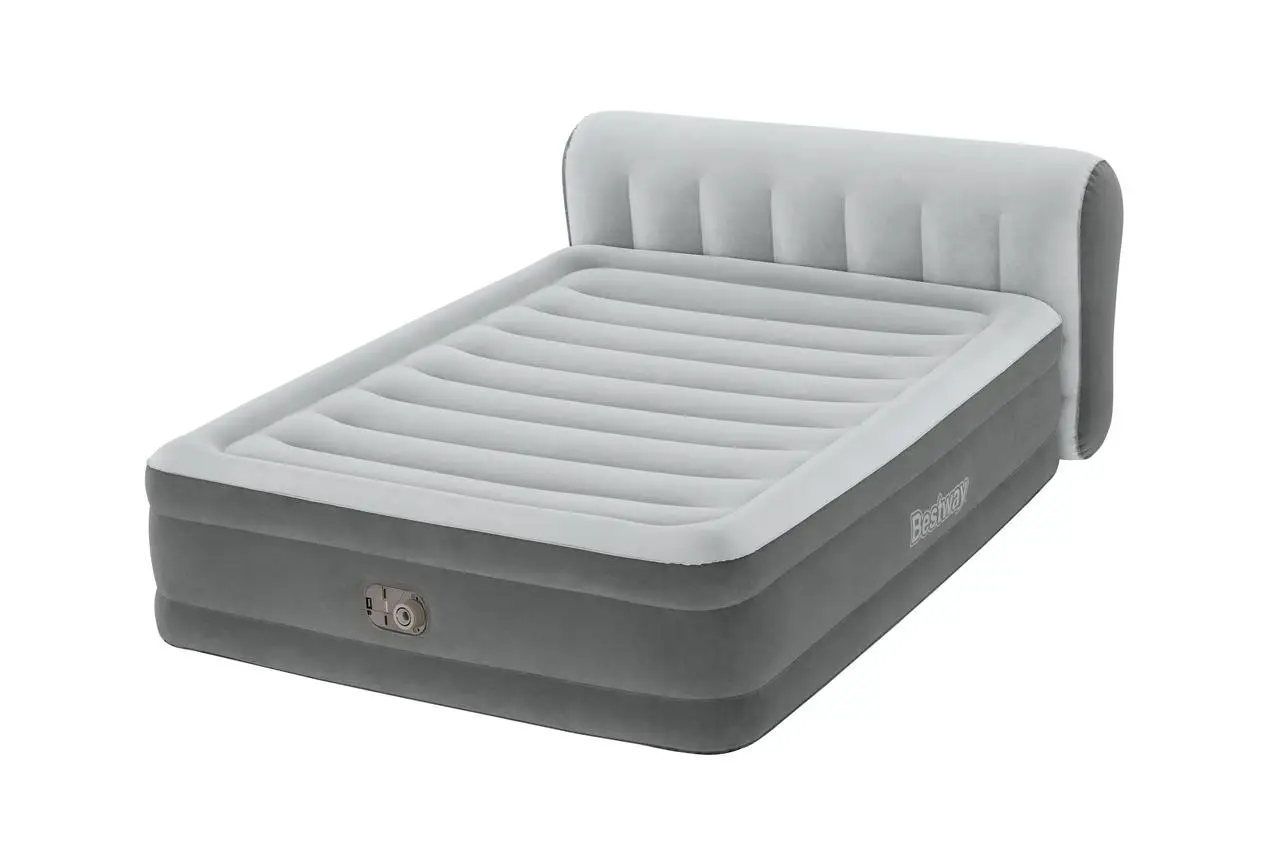 

Headboard 18" Queen Air Mattress with Built-in