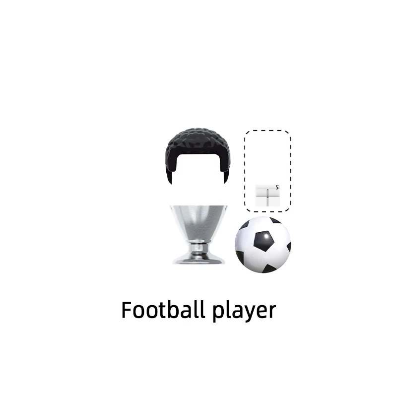 Знаменитый Футбольный игрок Звездный номер 5 7 9 10 11 8 модель из блоков детский