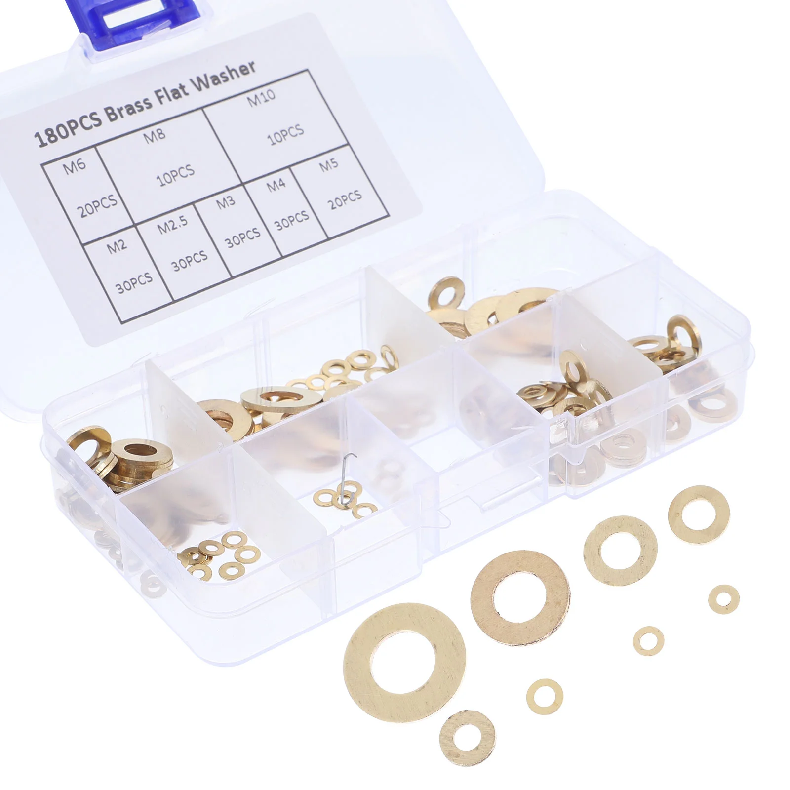 

Washers Metal Flat Lock Copper Assortment Thin Gaskets Gas Gets Washer Kit M12