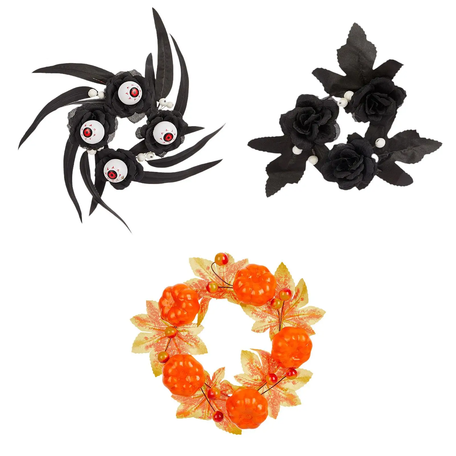 Венок На Хэллоуин Декоративное Металлическое Украшение Для Входной Двери