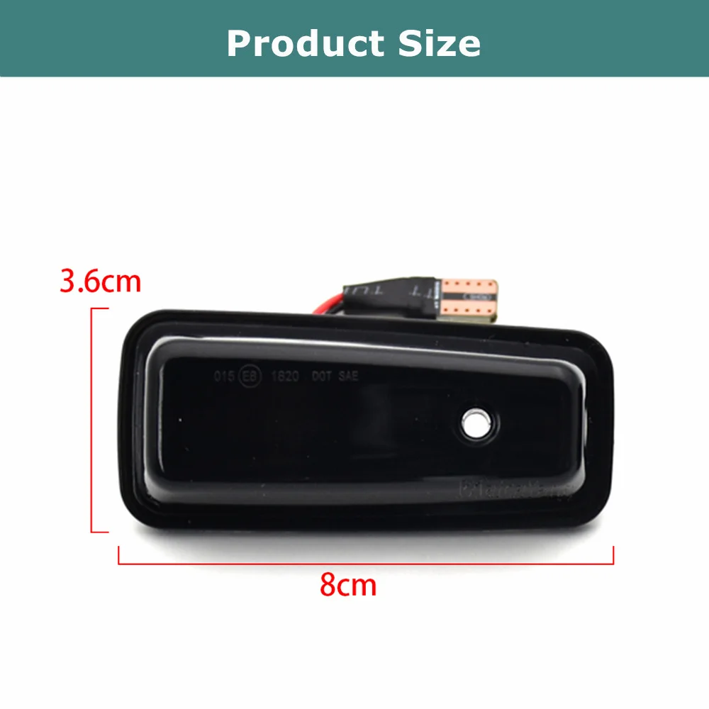 2 шт. светодиодные динамические боковые габаритные огни для Opel Corsa B 1993-2020 Combo C 20012002