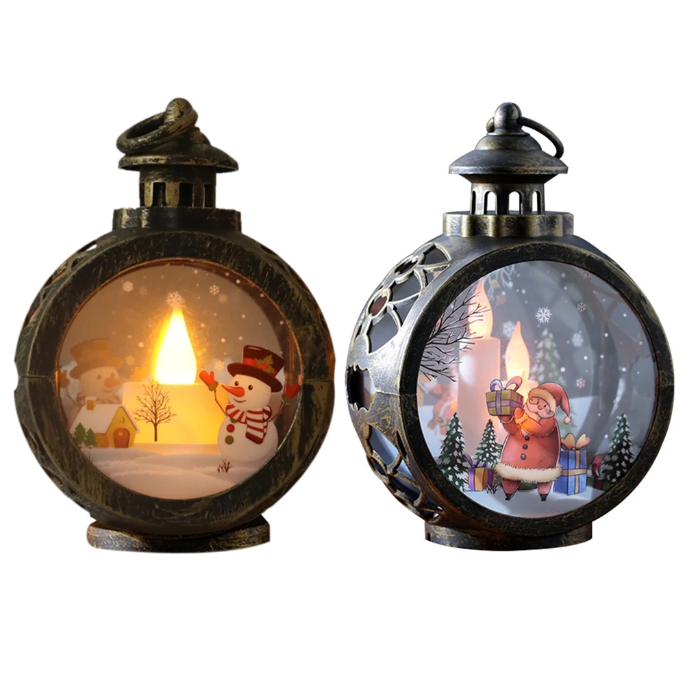 

Christmas Snow Globe Lantern LED Christmas Lights For Thanksgiving Christmas Gifts Holiday Home Decor