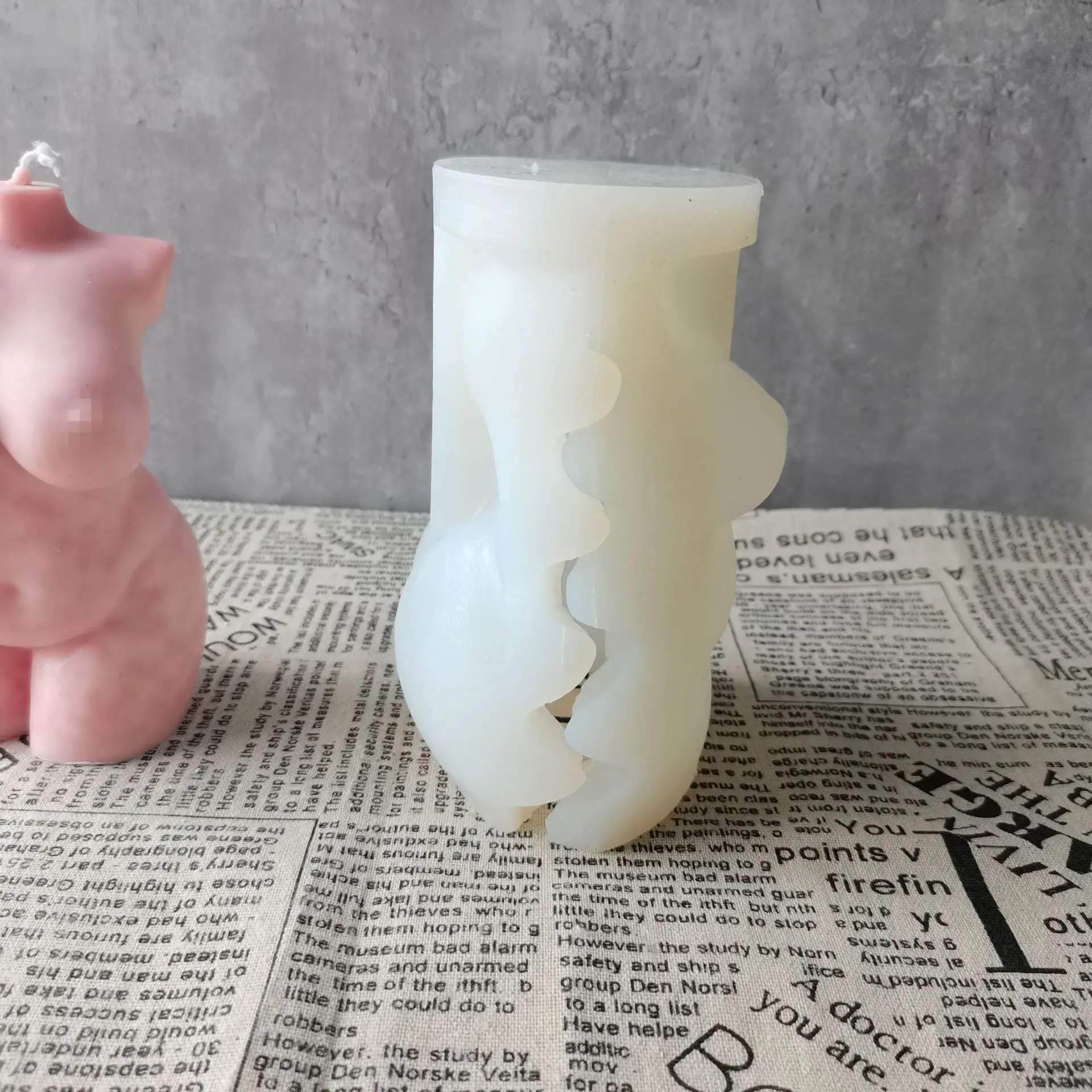 Женская форма для ароматерапии свечей тела силиконовая |