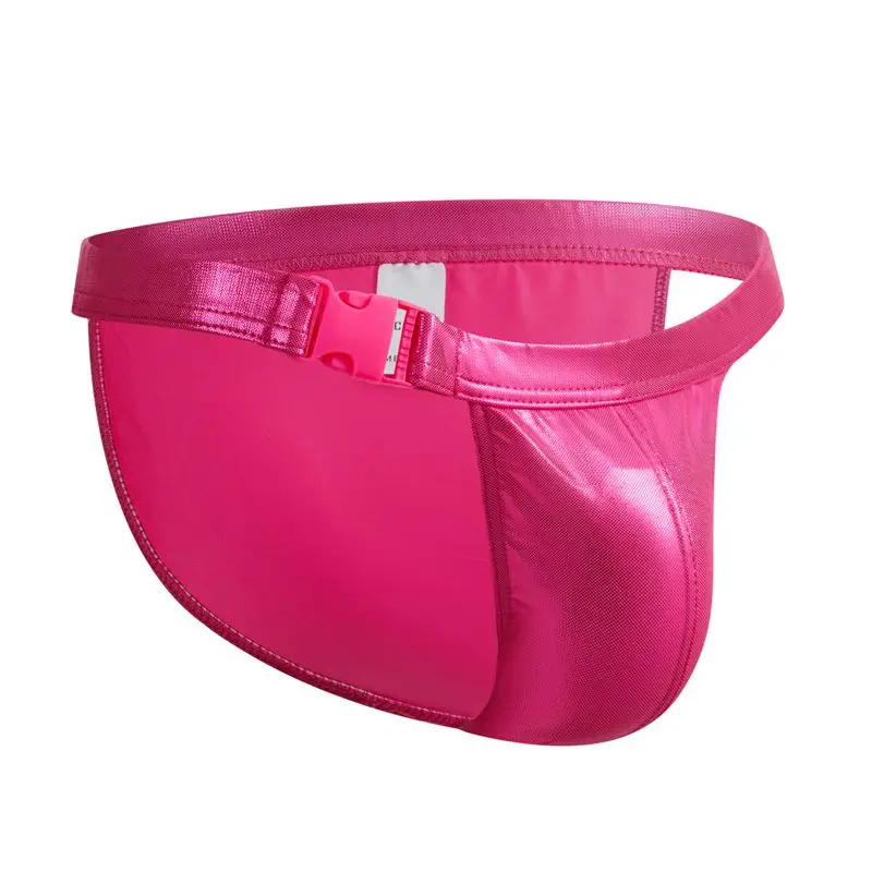 Мужские Кожаные Сексуальные Трусы-бикини Нижнее Белье Универсальные Нейлоновые