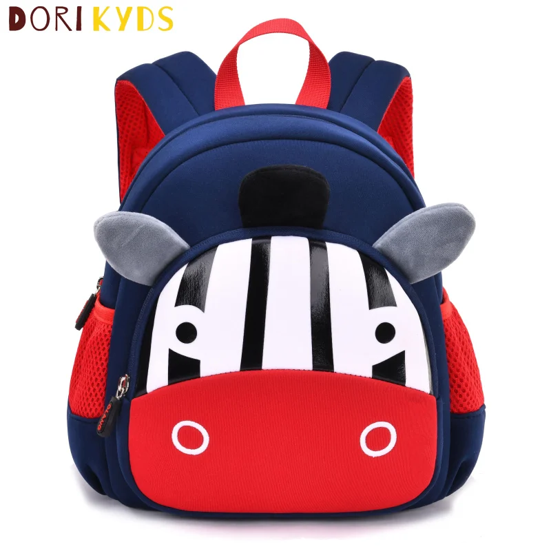 

DORIKYDS 3D рюкзак с изображением зебры Новая модная детская школьная сумка большой емкости водонепроницаемый Mochila Infantil