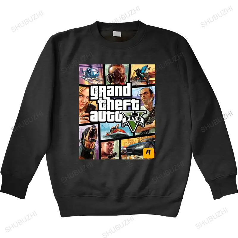 Мужская хлопковая толстовка с капюшоном Grand Theft Auto Gta