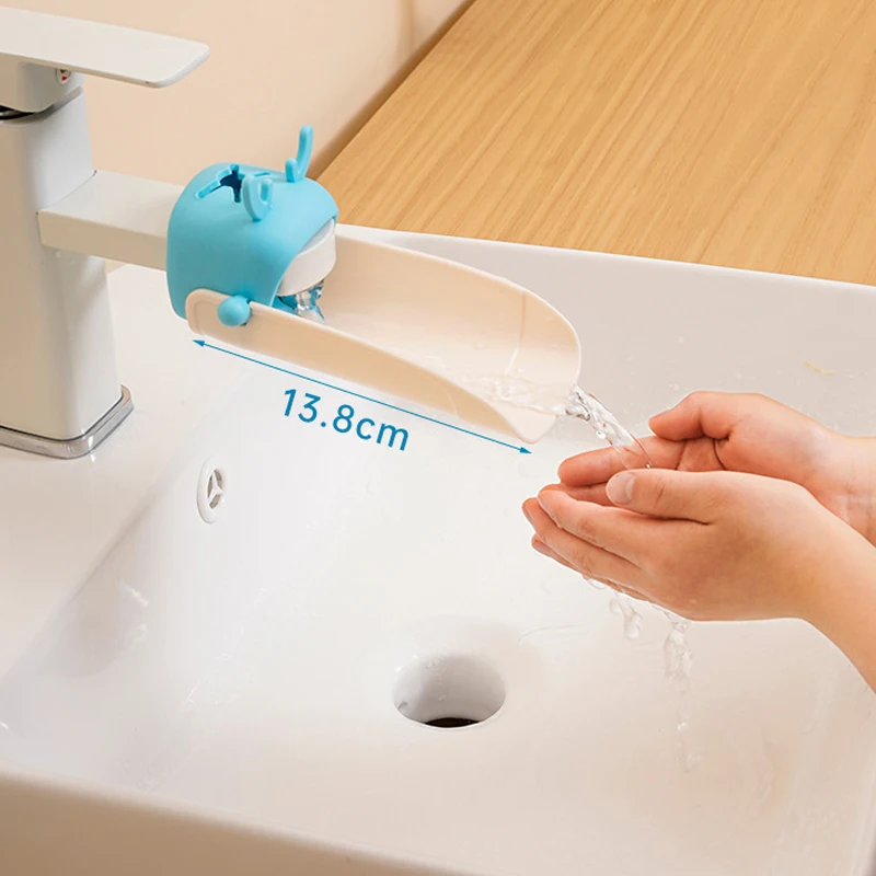 Детский удлинитель для смесителя с кроликом ванной комнаты экономия воды