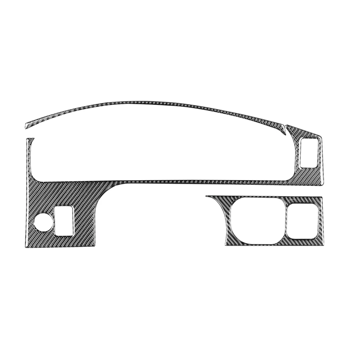 Настоящее углеродное волокно для Toyota Tacoma 2001-2004 чехол приборной панели наклейка