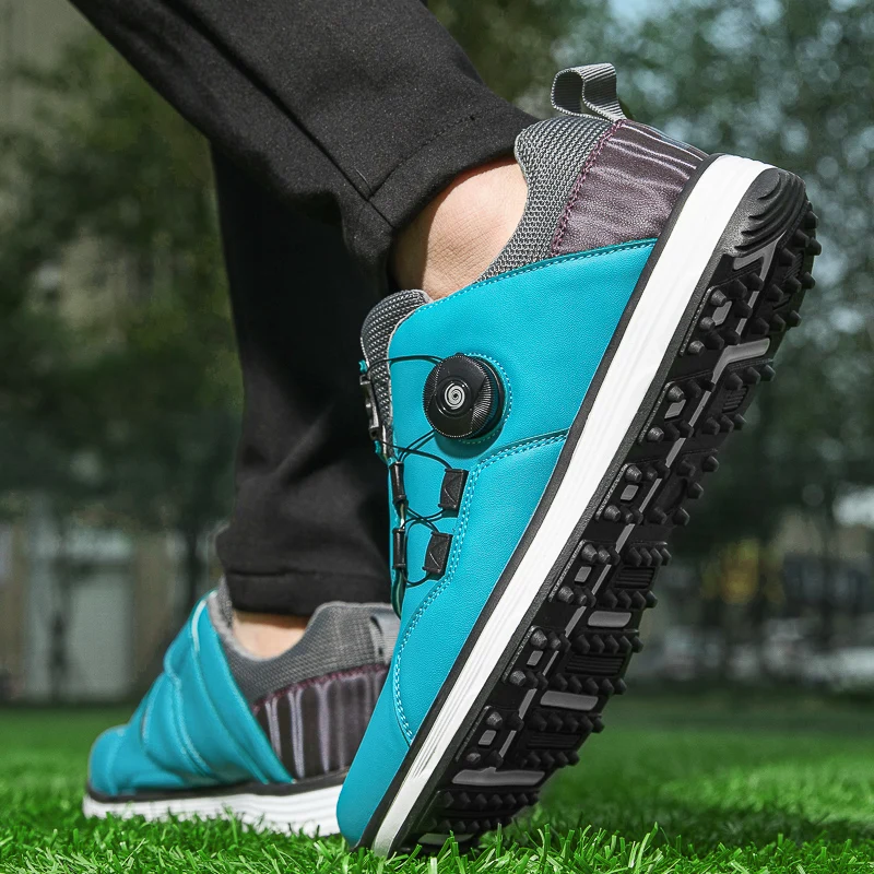 2022 New Golf Sneakers Men Spikeless Golf Shoes Comfortable Urban Casual Golf Shoes Breathable Wear-Resisting Outdoor Trainers