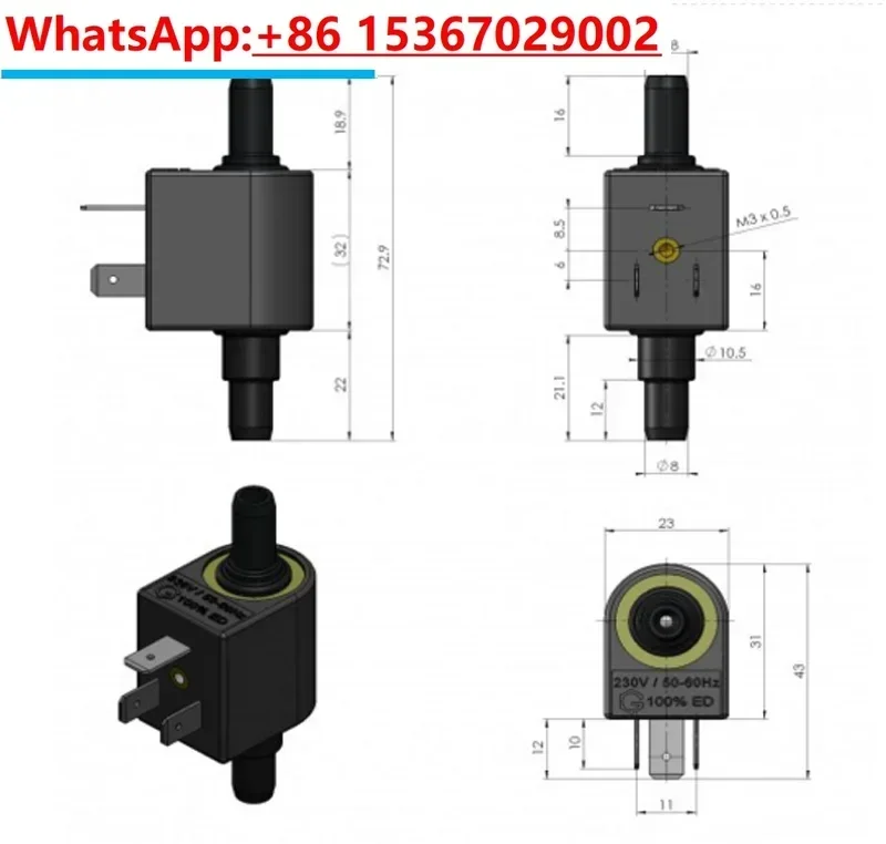 Фото Электромагнитный насос Gotec EMS10-E 0 Электромагнитный насос Gotec EMS10-E 0 №2