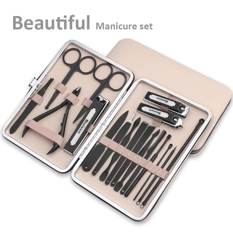 Professional 7-18Pcs Nail Clipper Set With Nail Clipper Clean Cuticle Trimmer, Household Portable Manicure Nail Clipper Set