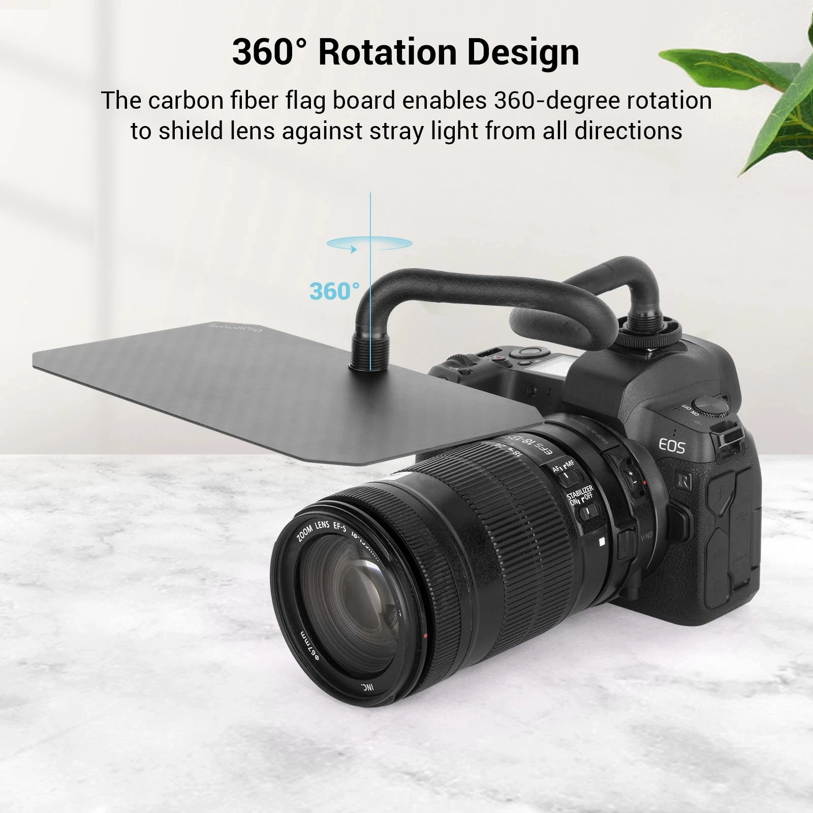 SmallRig простой затемнитель для камеры DSLR Sony Canon Nikon многоугольный гибкий с холодным