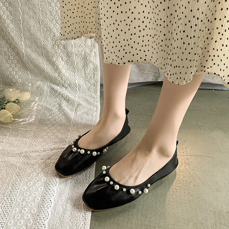 

Женские уличные лоферы на плоской подошве, повседневные однотонные Туфли с круглым носком, 2023