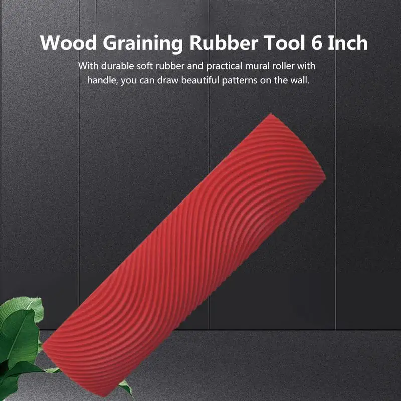 

Wood Graining Painting Tool With Handle Wood Grain Maker Rubber Wall Art Painting Decoration Tool For Wall Painting And Canvas
