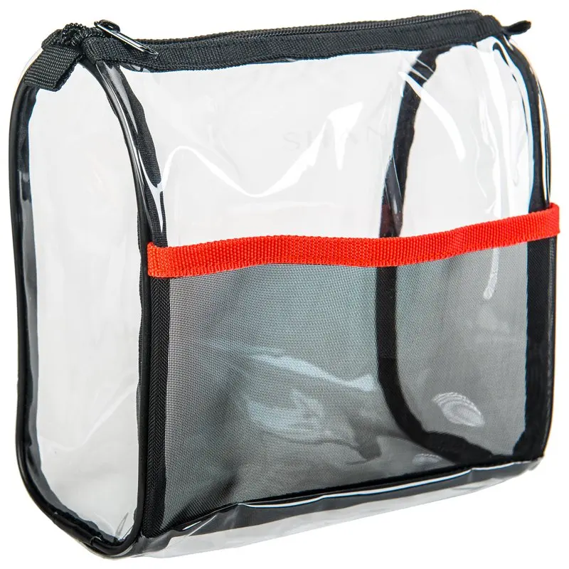 Travel Makeup Bags - Clear Cosmetics Bags - 3 Assorted sizes - Weekend Adventure Trio