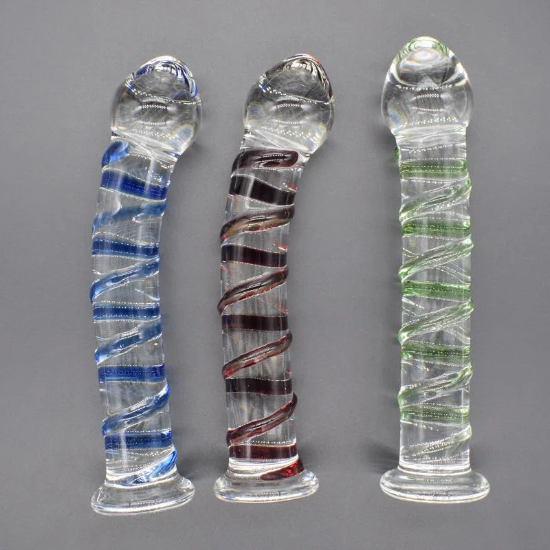 Прозрачный стеклянный пенис реалистичный фаллоимитатор точка G анальная пробка эротические секс-игрушки для женщин мужчин пар взрослые