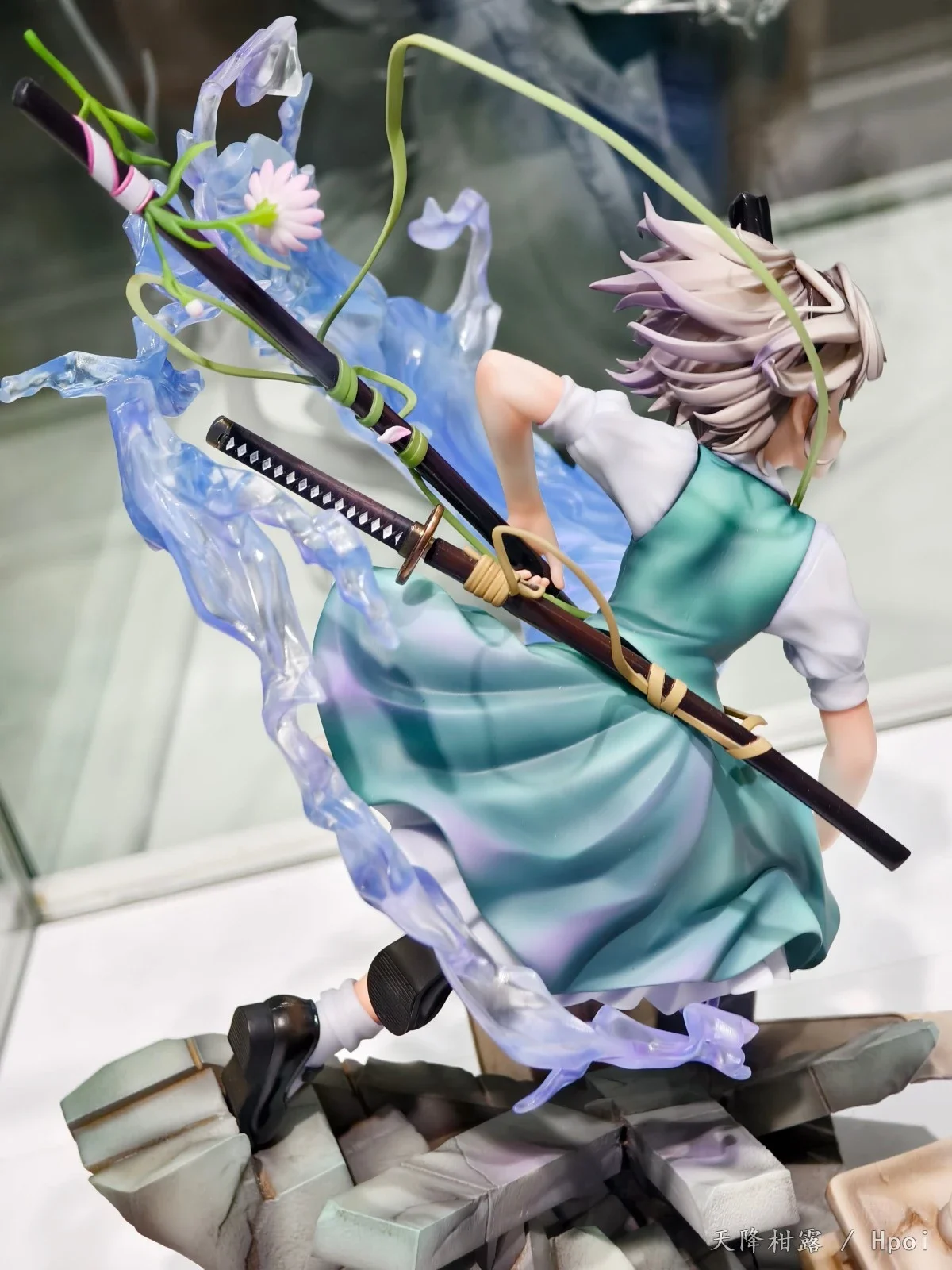 Фото 【TM】В наличии: Фигурка Solarain Toys Touhou Project Konpaku Youmu 1/7, модель, игрушка, подарок, коллекционный предмет, украшение №4