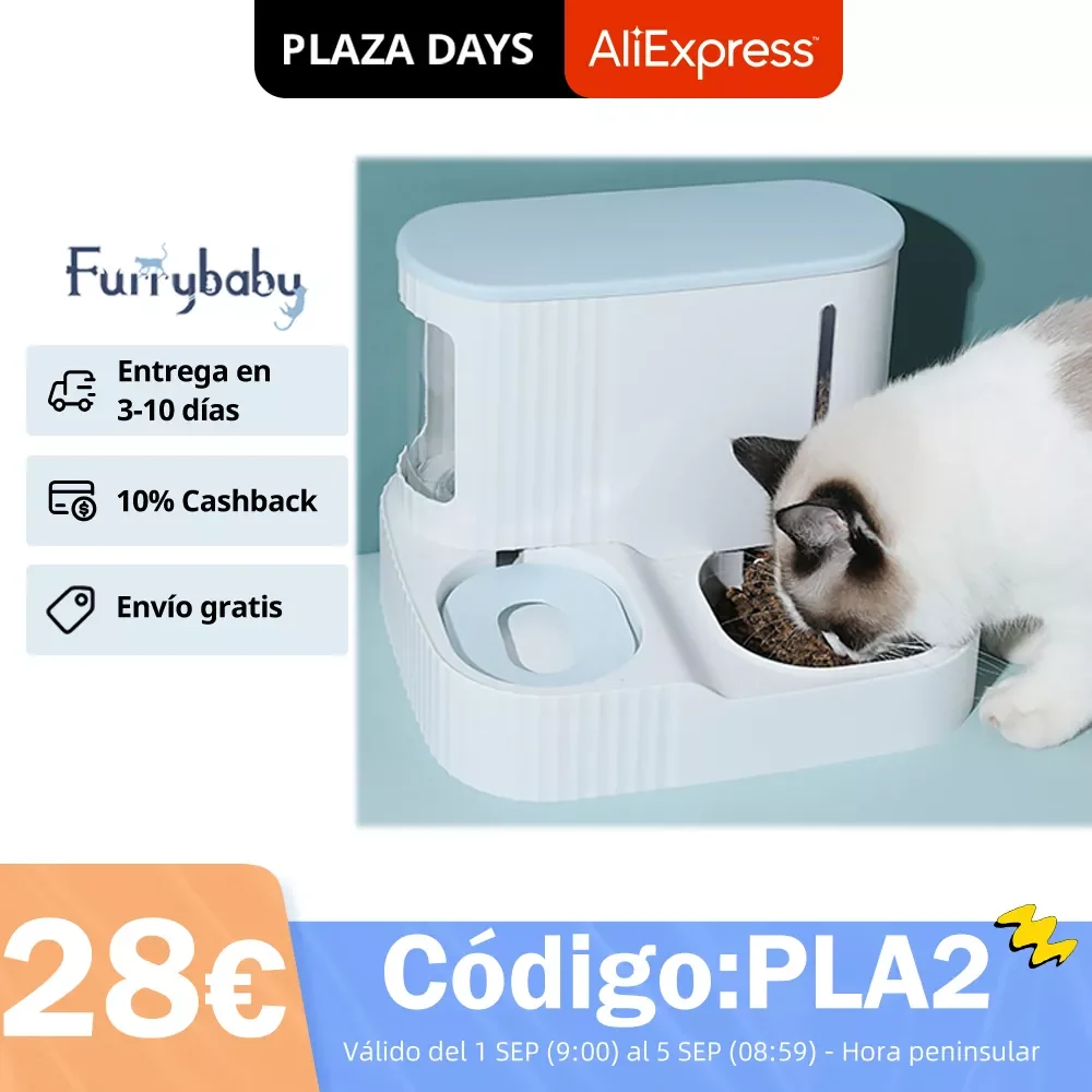 

Миска для еды для домашних животных NEW2023 3L, автоматическая кормушка для собак, емкость для хранения еды, миска для питьевой воды, высококачес...