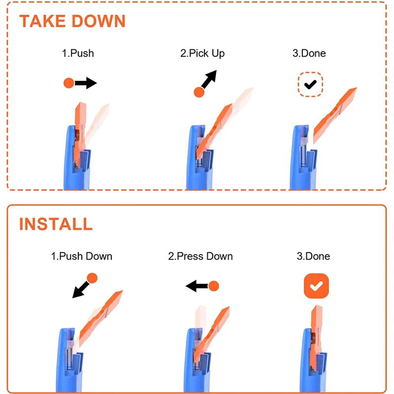 NeoWrap пластиковые скребки с лезвиями бритвы 2 шт. 20