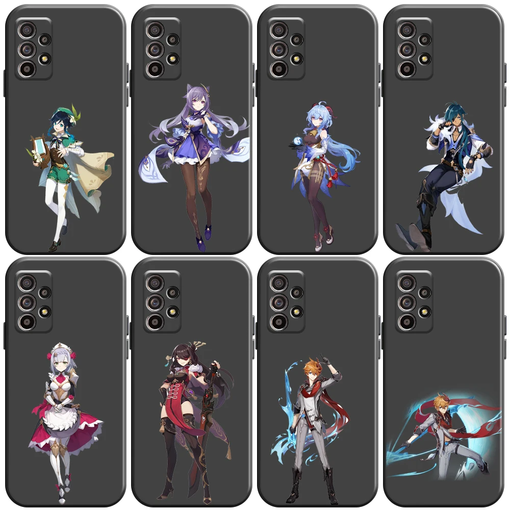 

Genshin Impact Project Game Phone Case For Samsung Galaxy S8 S8 PLus S9 S9 Plus S10 S10E S10 Lite Plus 5G Coque Funda Soft