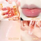 Зеркальный блеск для губ Fuits, глазурь для губ, прозрачное стекло, водостойкая, увлажняющая, блестящая жидкая, стойкая, бриллиант