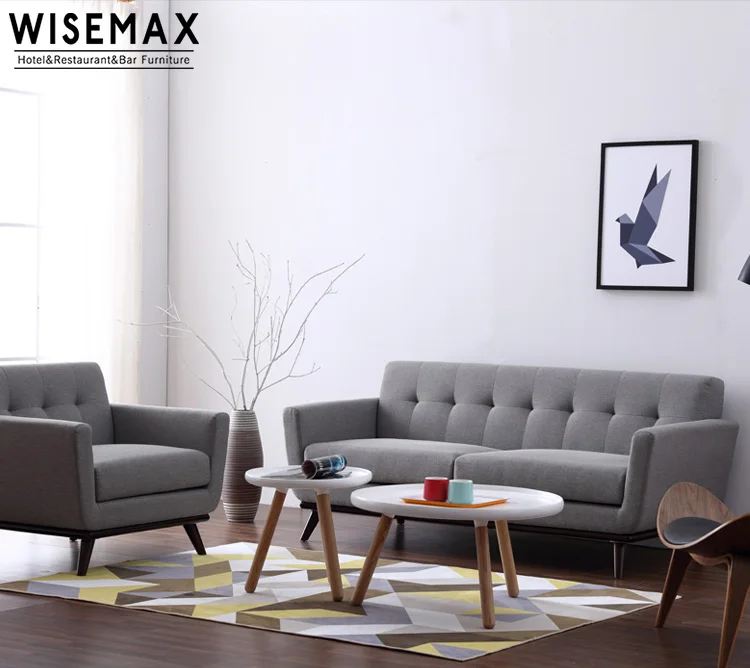 

European Modern Design Living Room Sofa Specific Use and Fabric Sofa Set Furniture