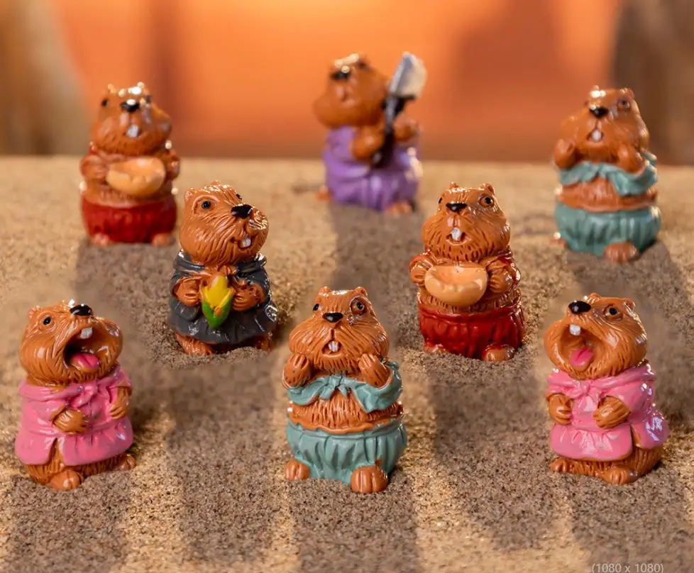 

Набор из 100 фигурок животных из смолы