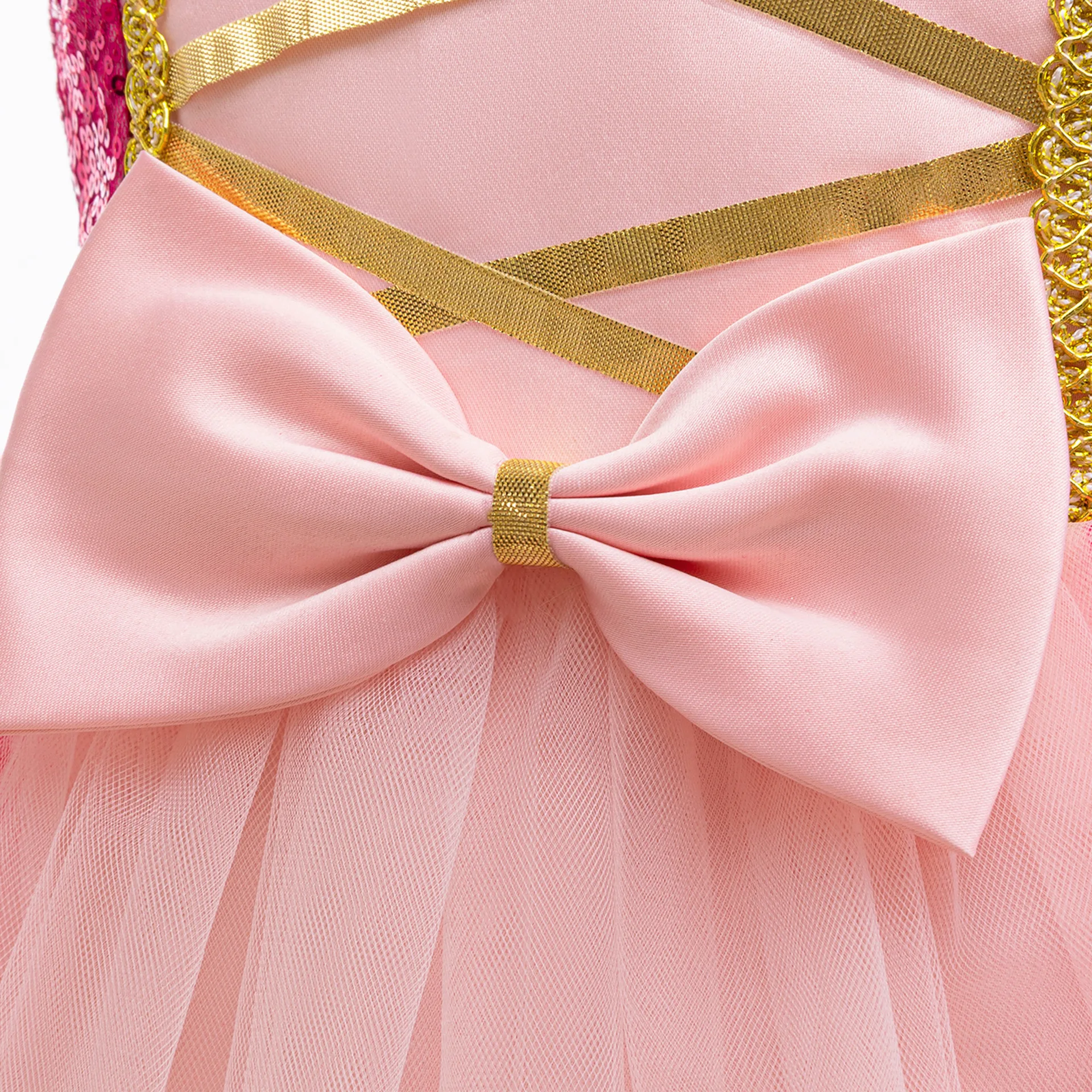 Розовое платье для косплея Спящая красавица платья детское принцессы Барби с