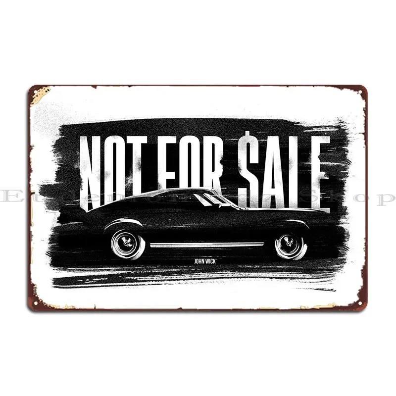 

Not For Sale White Metal Sign Living Room Living Room Character Funny Retro Tin Sign Poster