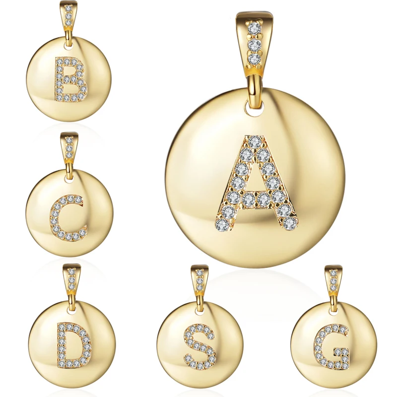 

Individual Pendant Japan South Korea Fashion Bracelet 26 Letter Temperament Necklace Pendants DIY Jewelry Handmade Charm Dangles