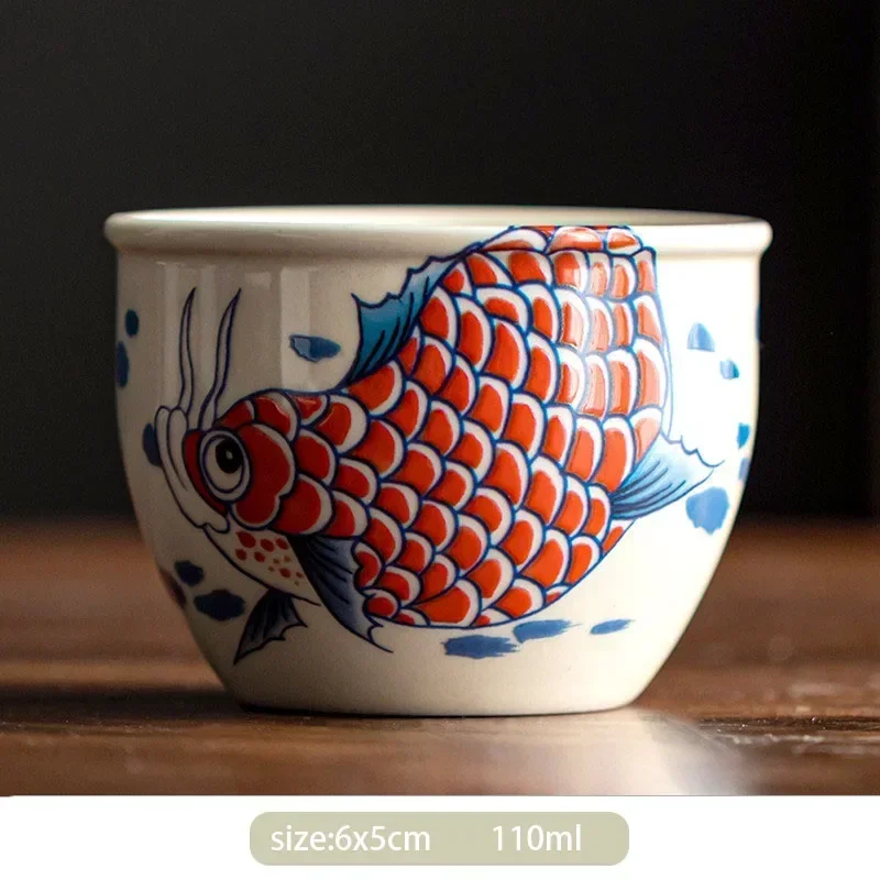 

Керамическая чашка RI ONIY TEASET с рыбой