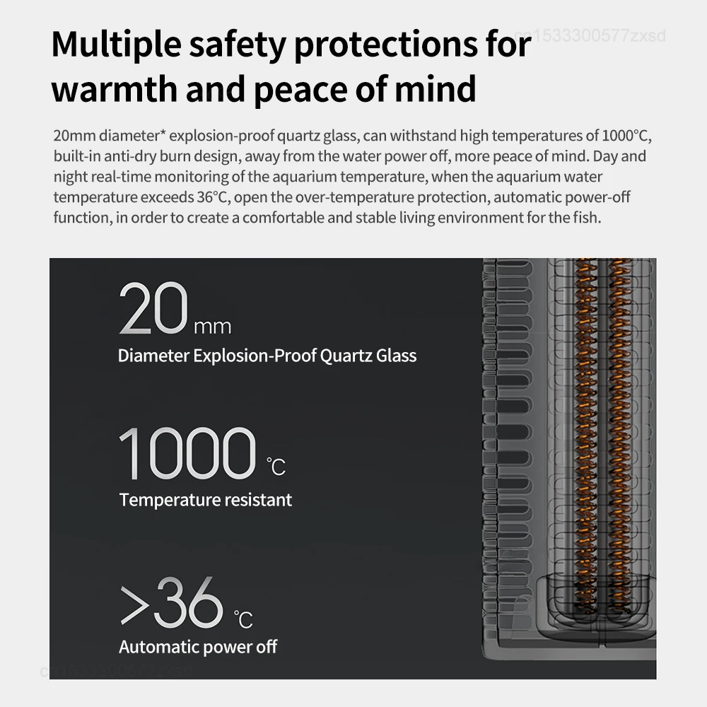 Нагревательный стержень для аквариума 50 Вт умного Xiaomi Mijia умный постоянный