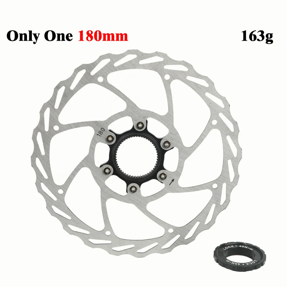 

140/160/180mm Disc Brake Rotor CenterLock Mountain Road Bike MTB Heat Dissipation RS6 Heat Dissipation Bike Replace Brake Disc