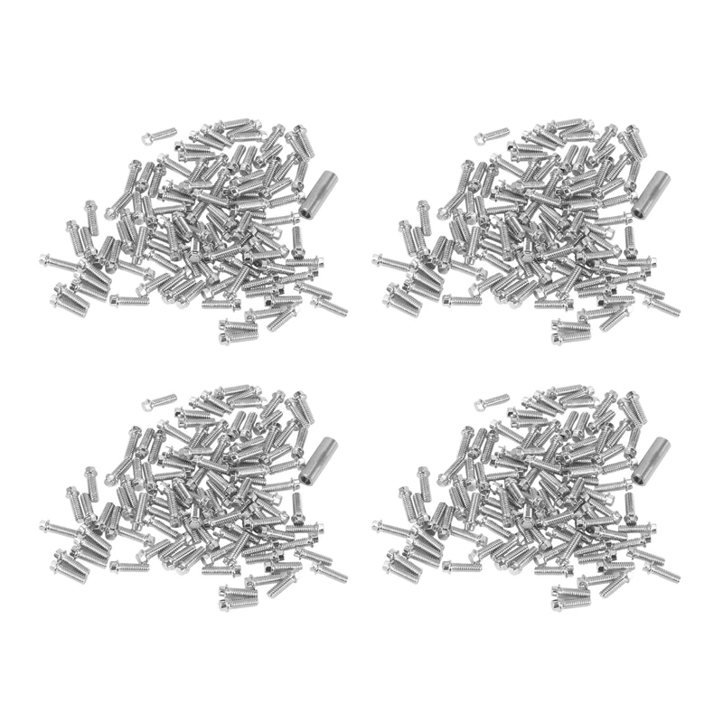 

400Pcs 1.9 2.2 Wheel Rim Imperial M2 Screw Decoration For 1/10 RC Crawler Axial SCX10 90046 AXI03007 Traxxas TRX4,A