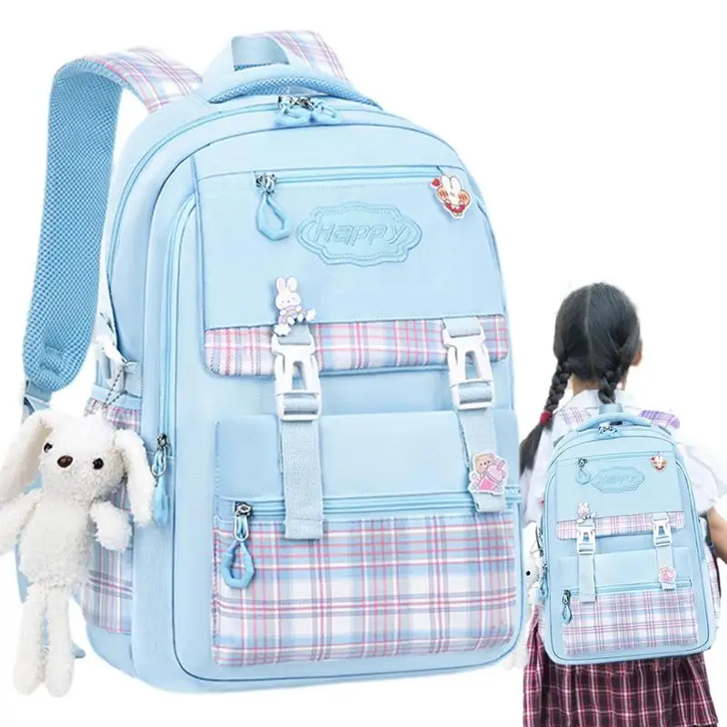 

Школьный рюкзак для девочек-подростков, женские сумки с несколькими карманами, милый ранец