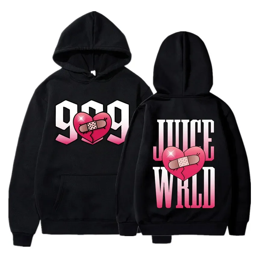 

Толстовка Rapper Jucie WRLD 999 с принтом для мужчин и женщин, модный Свободный пуловер в стиле хип-хоп, свитшоты, повседневные толстовки большого размера на осень и зиму