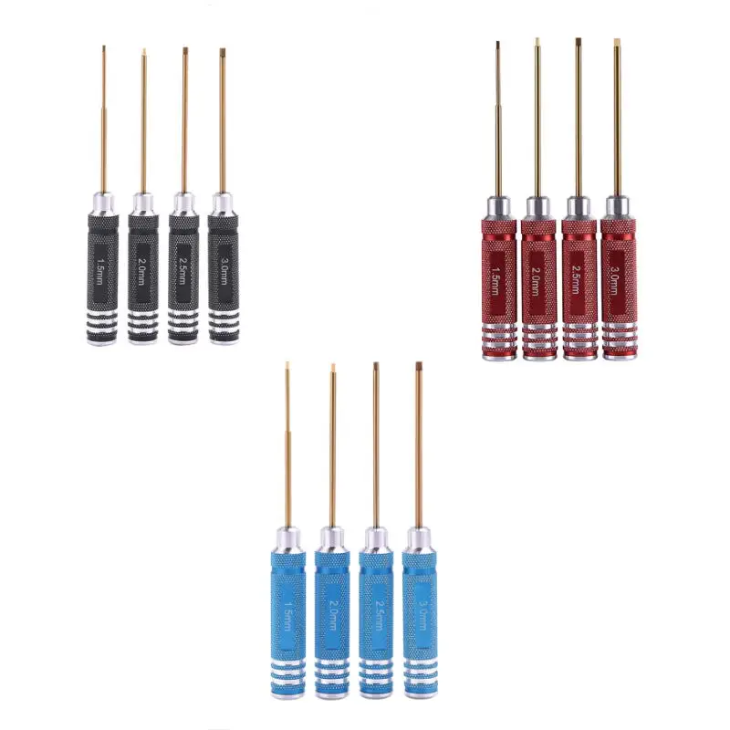 Набор шестигранных отверток из титана 1 5 мм 2 0