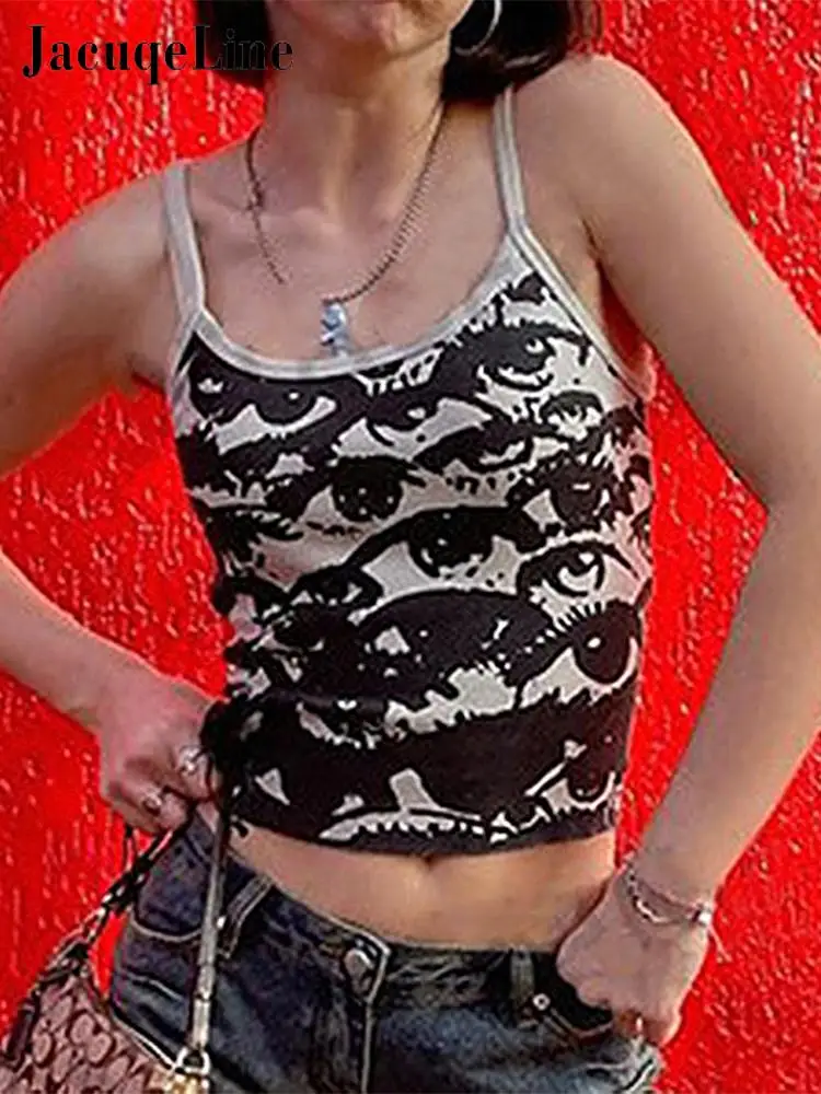 Кроп-Топ женский с абстрактным принтом и открытой спиной без рукавов - купить по