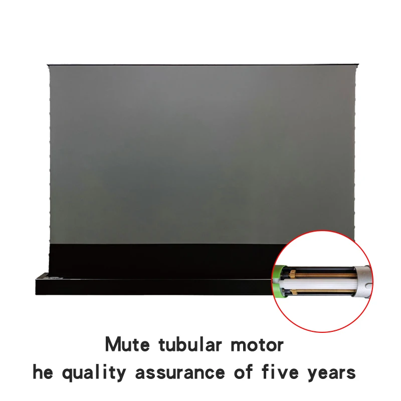 Высококачественный Электрический напольный проекционный экран 120 дюйма 16:9 ПЭТ