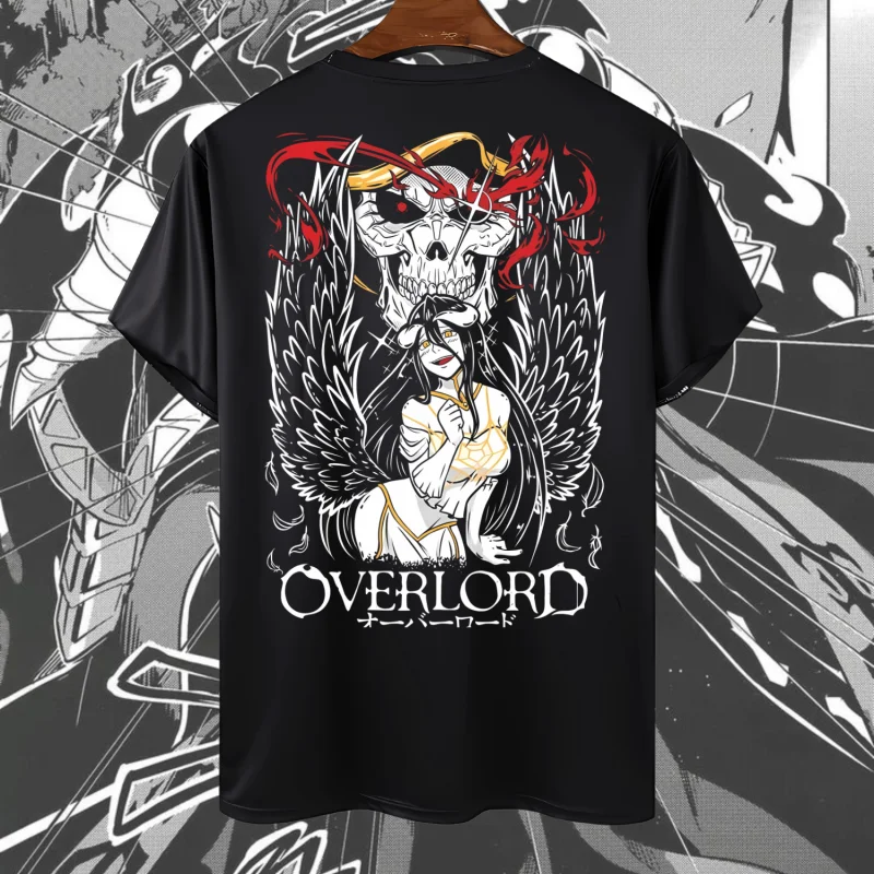 ALBEDO OVERLORD Katun Premium 24s-футболка Ainz Ooal большие размеры футболка Dewasa