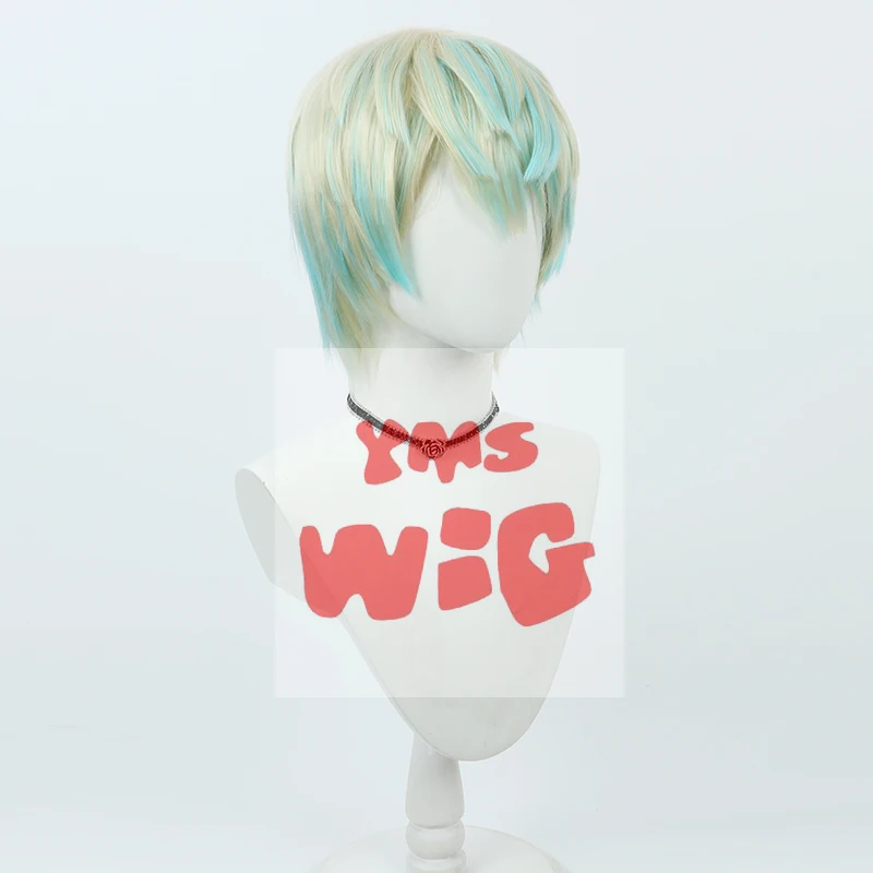 Аниме Vtuber Nijisanji Hibachi Mana парик для косплея термостойкие синтетические волосы