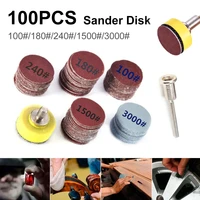high quality 1 inch25mm sanding discs pads assorted abrasive polishing sandpaper for sander grinder 10018024015003000