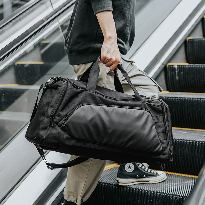 

Дорожная сумка для мужчин, новинка 2023, практичная износостойкая сумка большой емкости для багажа, Портативная сумка через плечо для фитнеса с одной лямкой