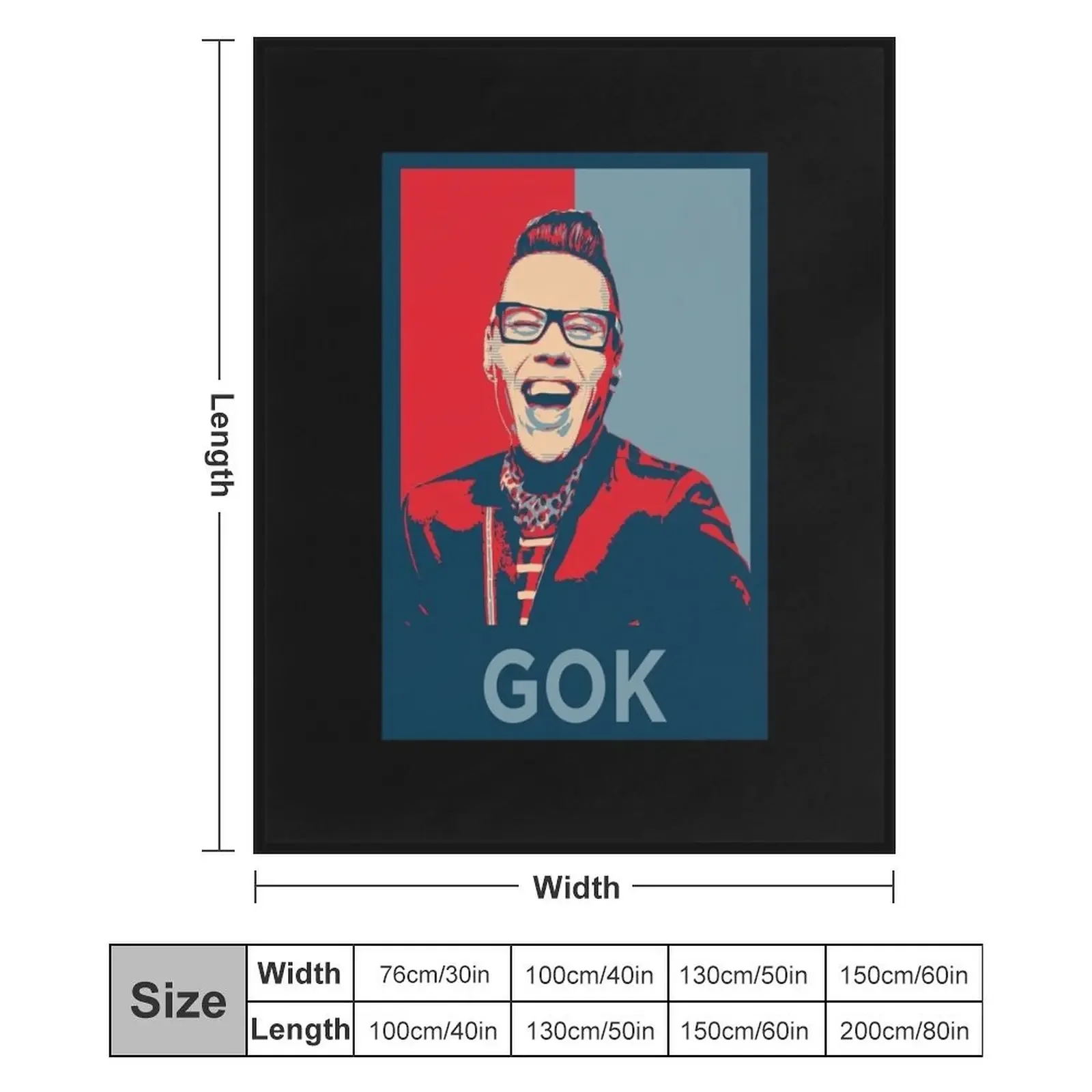 Плед гок ван плюшевый