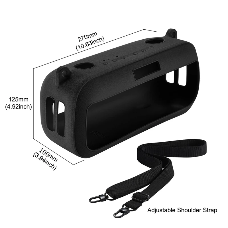 Силиконовый чехол с ручкой для портативной Bluetooth-колонки Bose Soundlink Max