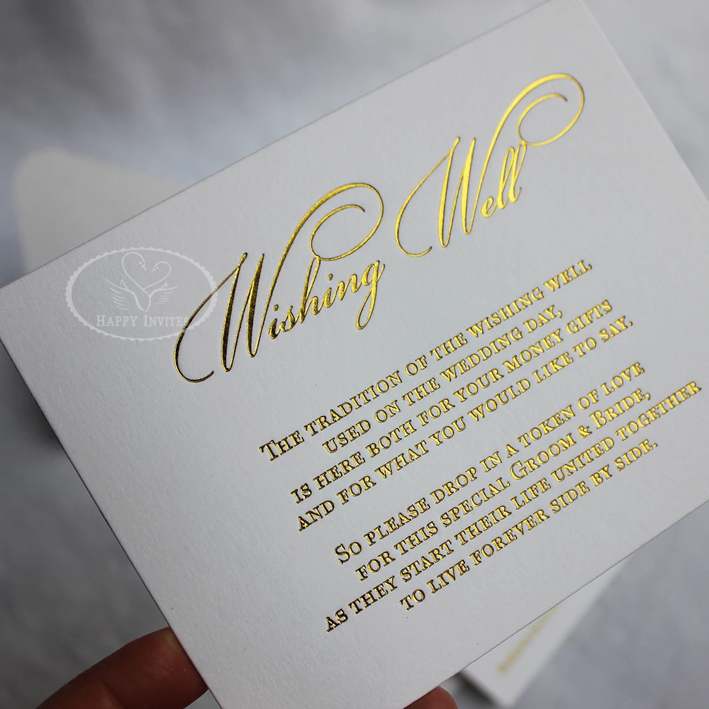 100 шт. Обычная простая фотобумага г/кв. М хлопковая бумага с золотой фольгой