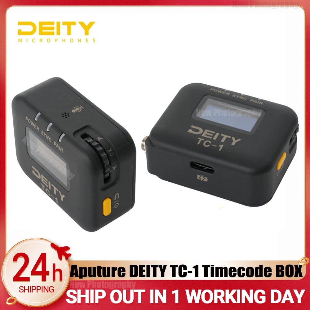 

Беспроводной микрофон DEITY TC-1 TC1, кодер с микрофоном для записи видео, кода времени и живой трансляции
